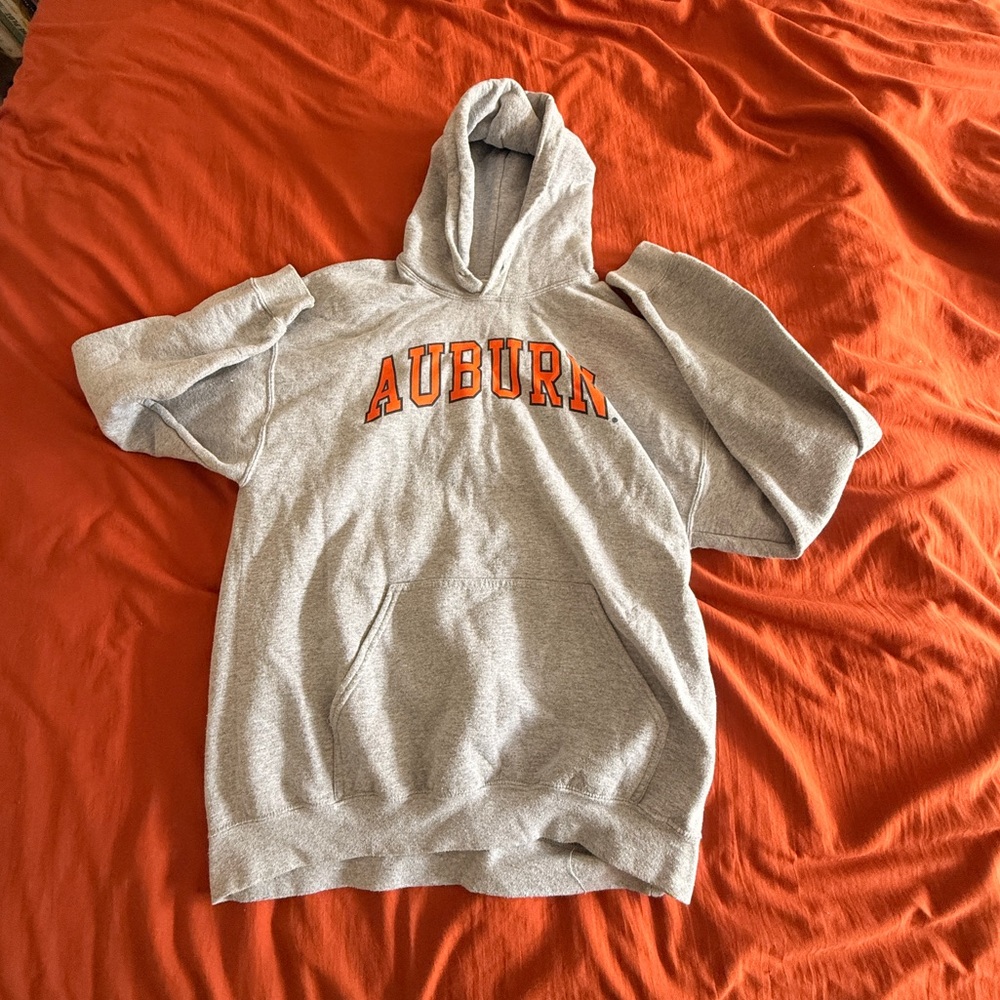 Gildan Gray Hoodie with Auburn Print
